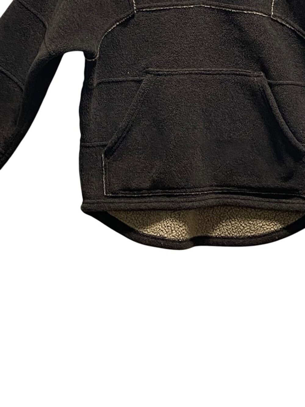 The North Face Vintage Y2K Fleece Quarter Zip Pullover Jacket Brown Size S Cozy - Picture 6 of 13
